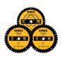 3-Blade 12" (304 MM) Carbide Teeth Saw Blade Combo Kit
