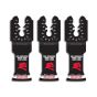 Lame pour outil oscillant, 1 1/4", pour bois clouté, 3/Pqt