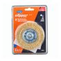 Clipper Classic Coarse Wire Crimp Brush Drill Mount - 1/4" x 4" - 4,500 Max RPM