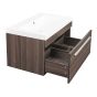 Wall Vanity and Sink - Alamo Relax - 1 Drawer - Alamo Oak - 30" x 17 3/4"