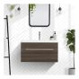 Wall Vanity and Sink - Alamo Relax - 1 Drawer - Alamo Oak - 30" x 17 3/4"