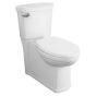 2-piece Single Flush with Seat Décor by American Standard Elongated Bowl Toilet - 4.8 L - White