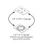 Ensemble de plaques d'appui, 3 1/2″ x 5 1/4″ x 3 gauge