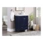 Vanity and Sink - Bellina - Blue - 2 Doors/1 Drawer - 24.6" x 34"