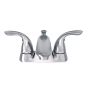 Robinet de lavabo Dyska, 2 poignées, chrome