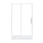 Sliding Shower Door - Camilla - 48" x 32" x 78.74" - Clear Glass – Chrome