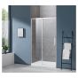 Sliding Shower Door - Camilla - 48" x 32" x 78.74" - Clear Glass – Chrome