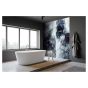 Panneau mural Surface Design, lustré, Marine abstrait, 47,25" x 96" x 0,17"