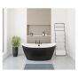 Delsia Freestanding Bathtub - 60" x 32" - Acrylic - Black Skirt