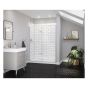 Sliding Shower Door - Reveal Sleek - 56-59" x 71 1/2" - Clear Glass, Chrome