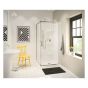 Shower Door - Radia Square - Sliding - Chrome - 36" x 36" x 71 1/2"