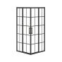 Sliding Shower Door - Radia - 36" x 36" x 71.5" - Clear Glass - Matte Black