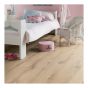 Plancher laminé, AC4, 8 mm, Euro, chêne clair, 8" x 51"