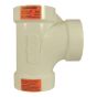 System 636 PVC FGV Tee - Hub - 2" - White