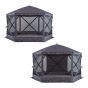 Garden Shed - Folding - Grey - 12'