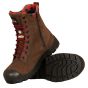 Bottes de sécurité à cap d’acier pour femmes, brun, grandeur 5