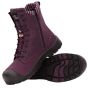 Bottes de sécurité à cap d’acier pour femmes, mauve, grandeur 10