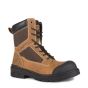 Bottes de travail 8" avec membrane imperméable, Progress, brun, grandeur 11