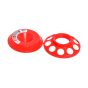 Base de mangeoire B3 en plastique pour volaille, 1 l, rouge