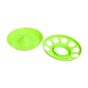 Base de mangeoire B3 en plastique pour volaille, 1 l, vert