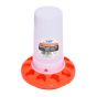Base de mangeoire B3 en plastique pour volaille, 1 l, orange