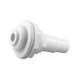 Retour d’eau fileté avec adaptateur pour piscine,  1 1/2" / 1 1/4"  lisse
