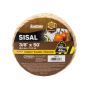 Sisal Twisted Twine Rope - Natural - 3/8" x 50'