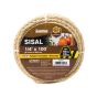 Sisal Twisted Twine Rope - Natural - 1/4" x 100'