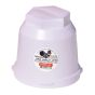 Jarre hexagonale en plastique, blanc, 1 gal