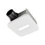 Ventilateur de salle de bain, Roomside, grille CleanCover, DEL, 80 pi³/min, 0,7 sone