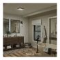 Ventilateur de salle de bain Roomside, grille CleanCover, DEL réglable, 80 pi³/min, 0,7 sone