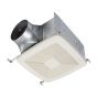 Ventilateur de salle de bain de série QT DC à débit réglable, 110-130-150 pi³/min, 0,3-0,4-0,7 sone
