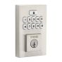 Clavier contemporain SmartCode Électronique Serrure électronique, Nickel Satin