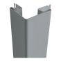 Vinyl Outside Corner - Pewter - 3"