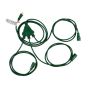 Multidirectional Extension Cord with 3 Sockets - 7'