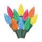 Set Of 50 C6 Led Lights - Multi-Colored - 10'