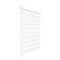 Cordless Zebra Roller Shade - White - 33" x 72"