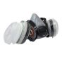 Respirateur à demi-masque WorkHorse à double cartouches, P95, vapeurs organiques