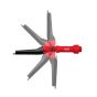 Brosse pivotante à profil bas AIR-TIP pour aspirateur