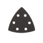 Patin de ponçage triangulaire, gr 60, 3 1/2", 6/pqt