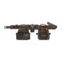 Harnais porte-outils en cuir, 18 poches