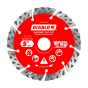 Disque à tronçonner à segments diamantés Turbo, pour maçonnerie, 5"