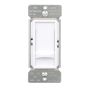 Interrupteur gradateur universel, 600 W, blanc