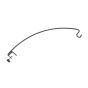 Crochet pour rampe ajustable, Clamp-On, noir