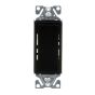 Single Pole Decorative Switch - 15 A - 120/277 V - Black