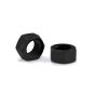 Écrou hexagonal en acier, fini anticorrosion noir, 1/2", 6/pqt