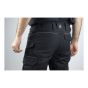 Trousers - Basalte - in Stretch Canvas Fabric - Size 32 - Black
