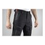 Pantalon, Cortex, extensible, avec poches genouillères, grandeur 36, noir