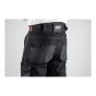 Pantalon, Cortex, extensible, avec poches genouillères, grandeur 31, noir