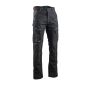 Pantalon, Cortex, extensible, avec poches genouillères, grandeur 30, noir